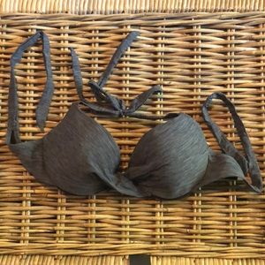 H&M Gray Bathing Suit Top